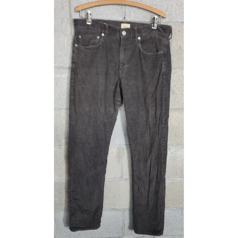 J. Crew Style 770 Men's Corduroy 5 Pocket Pants Gray Size 32Wx34L